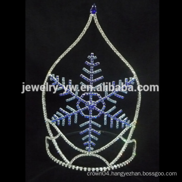 Hot wholesale Pretty beauty pageant snow crown tiaras